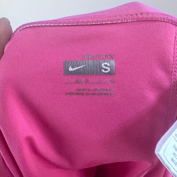 NIKE Women's DRI-FIT Pickleball Tennis Golf Pink Skort Shorts Size Small Preppy - Picture 5 of 7